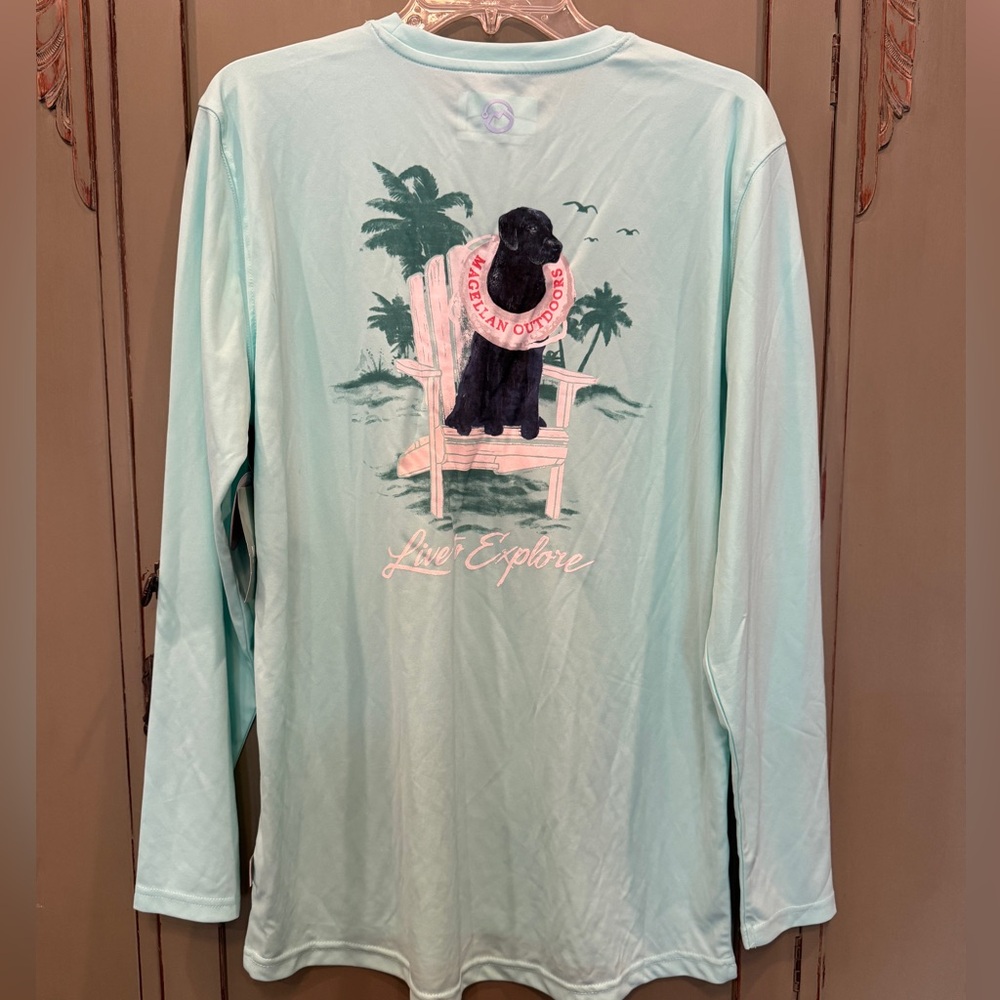 Magellan Outdoors Aqua Long Sleeve Tee